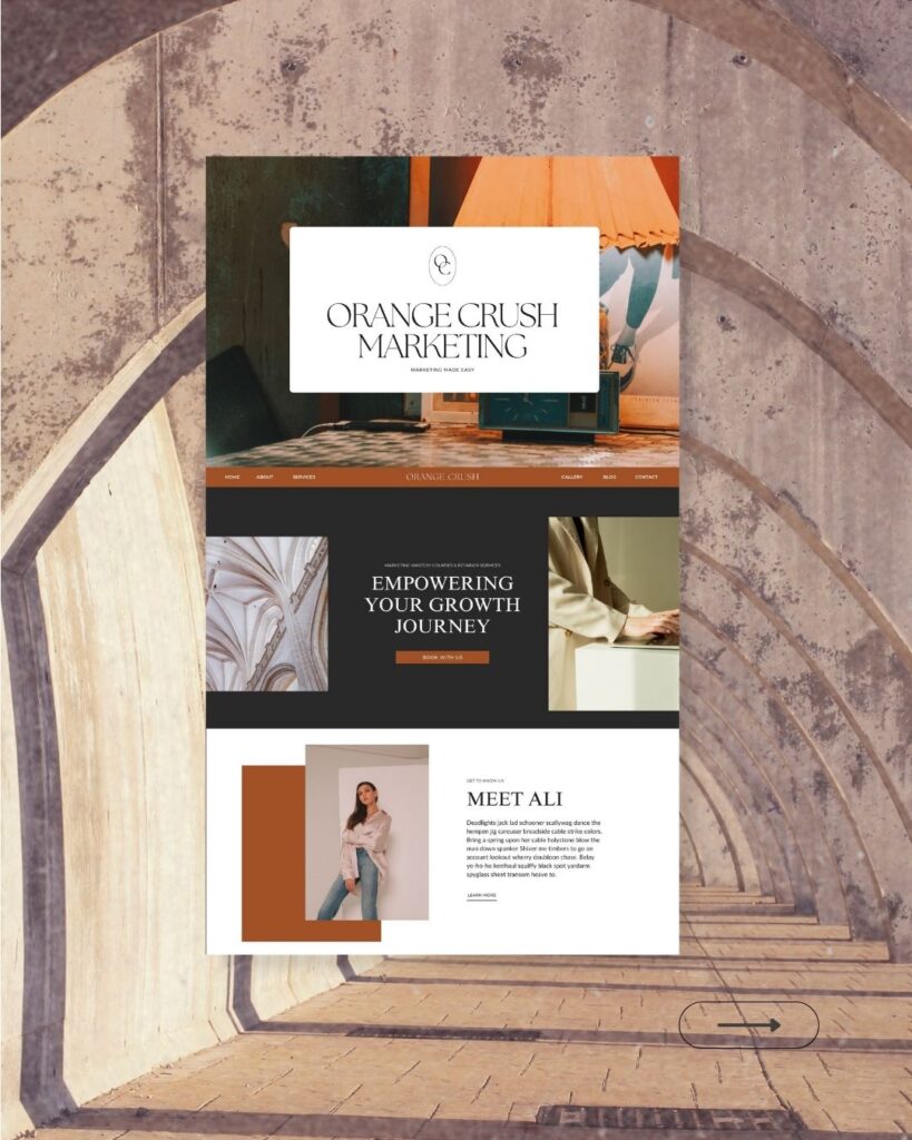 Showit template for business vs custom website comparison